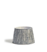 Elemeri Pleated Silk Lampshade 35cm - Heron Blue