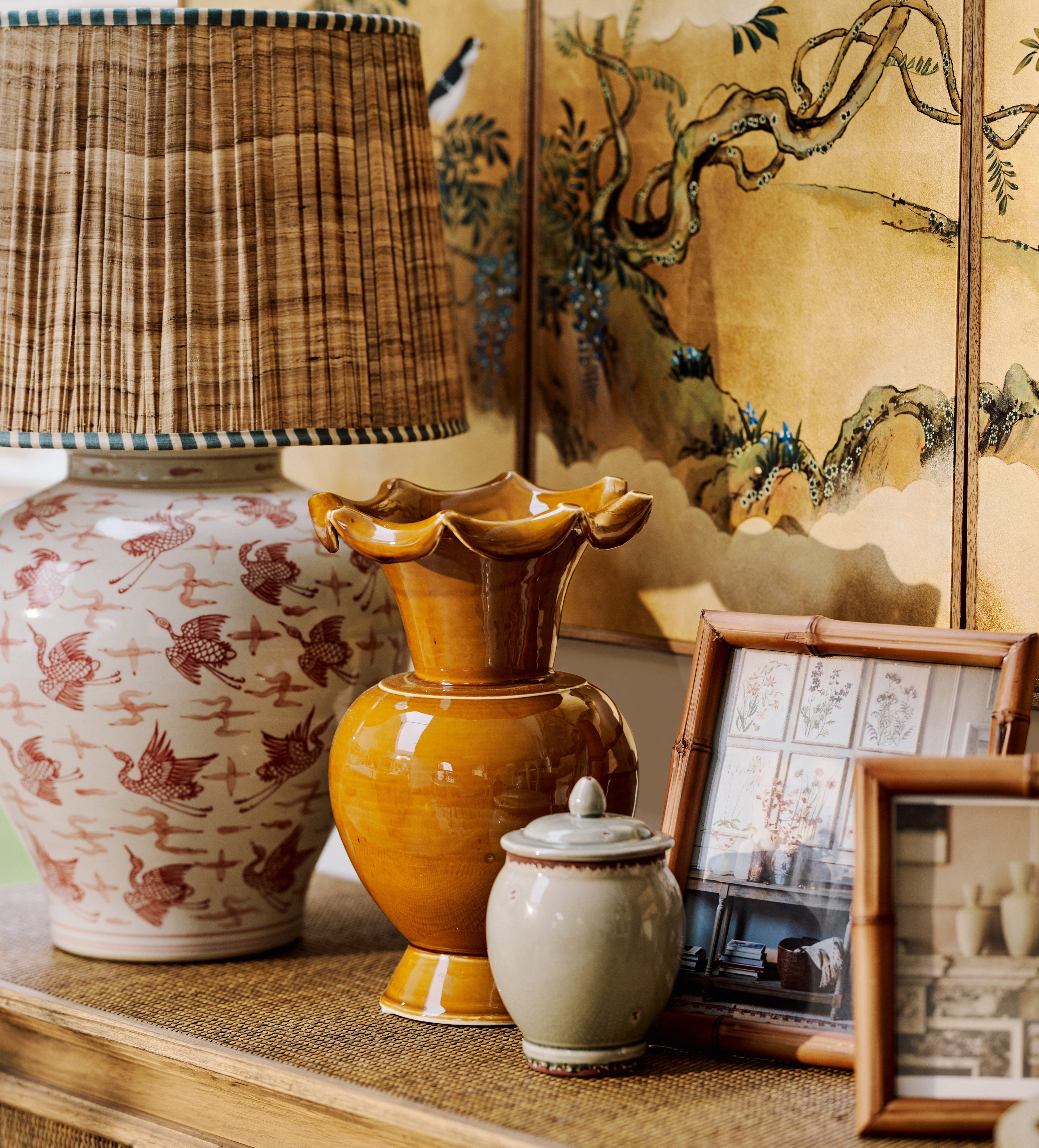 Eleni Vase - Mustard