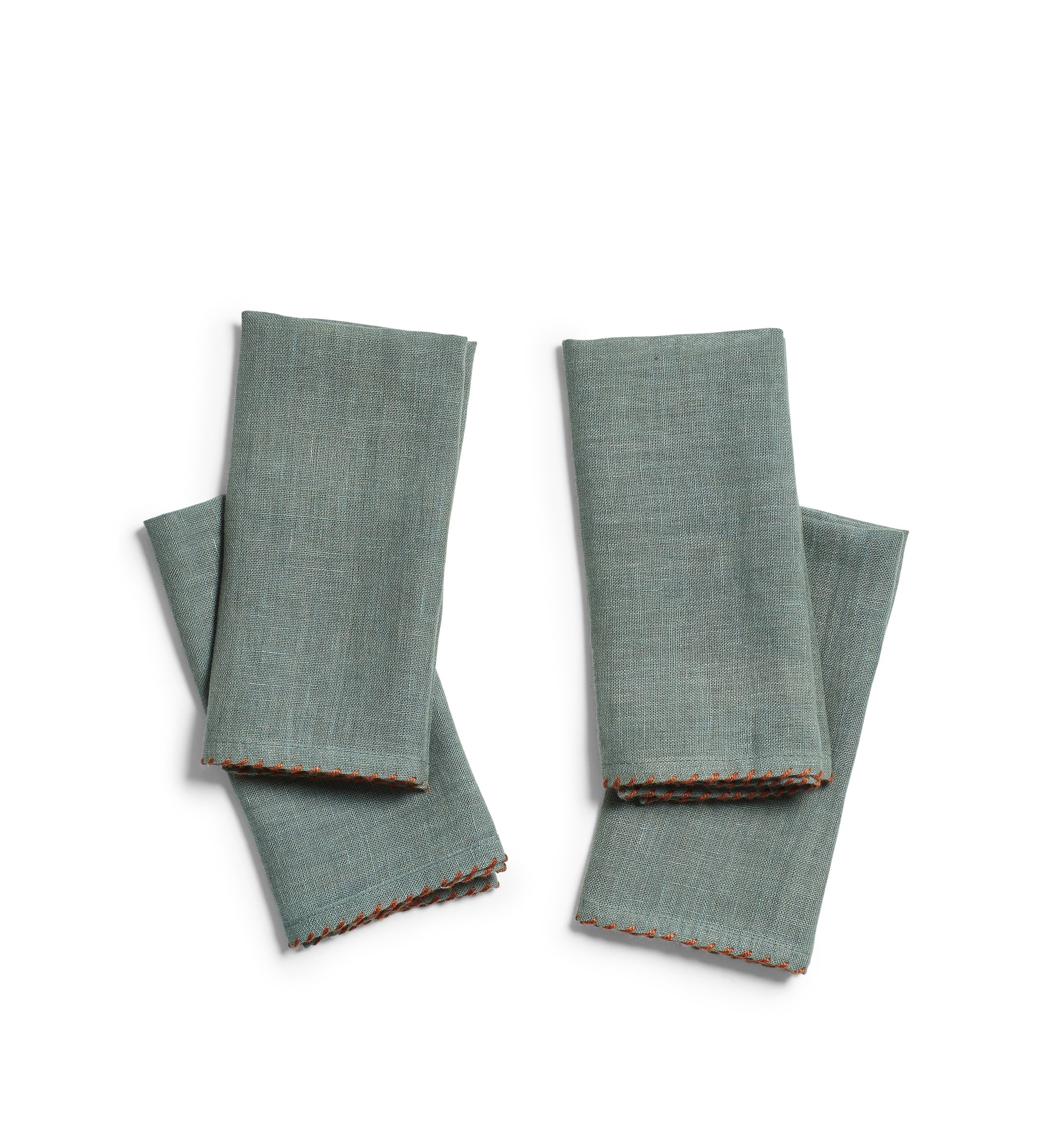 Elias Napkins - Set of Four - Dark Seafoam