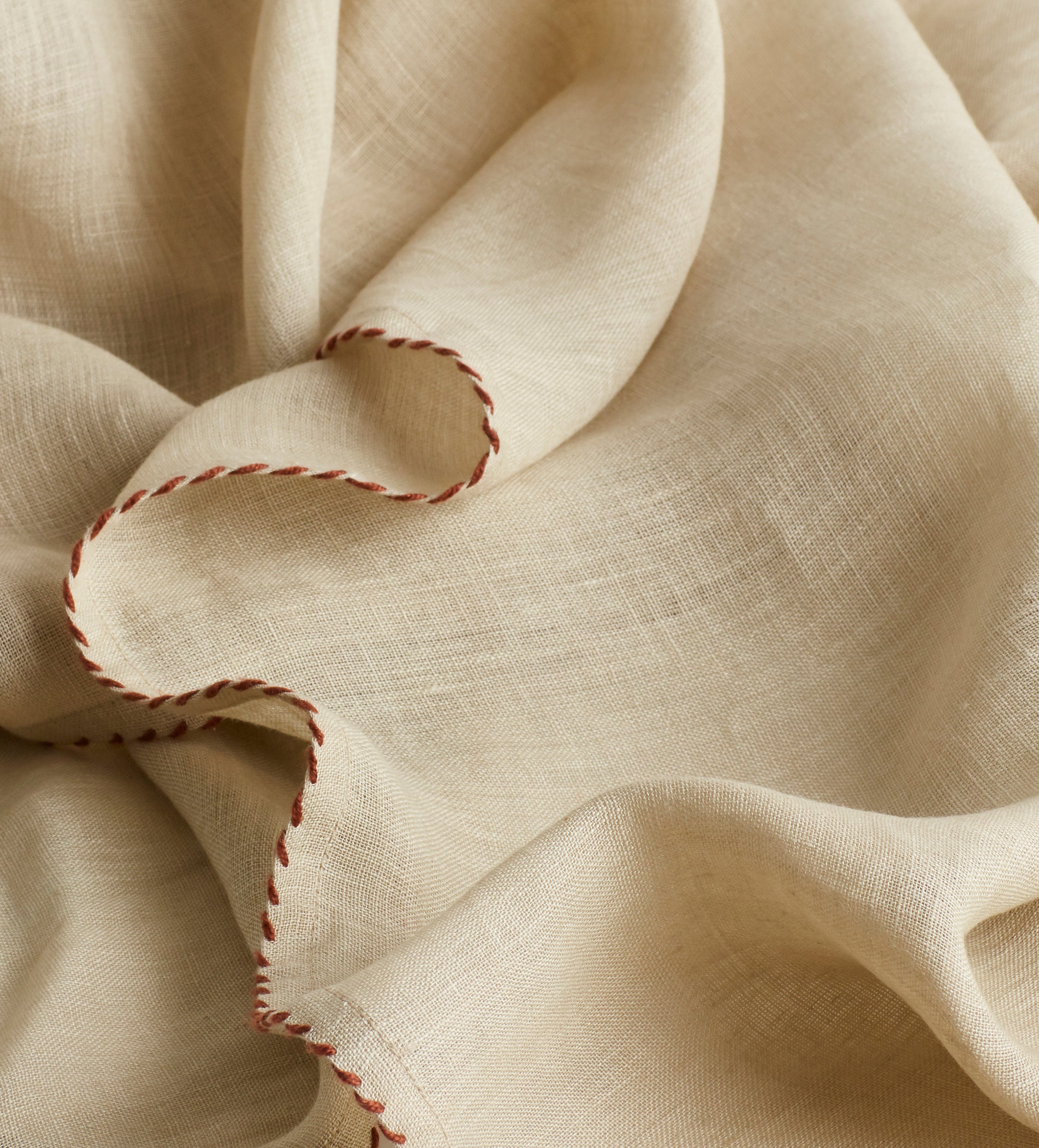 Elias Tablecloth - Putty