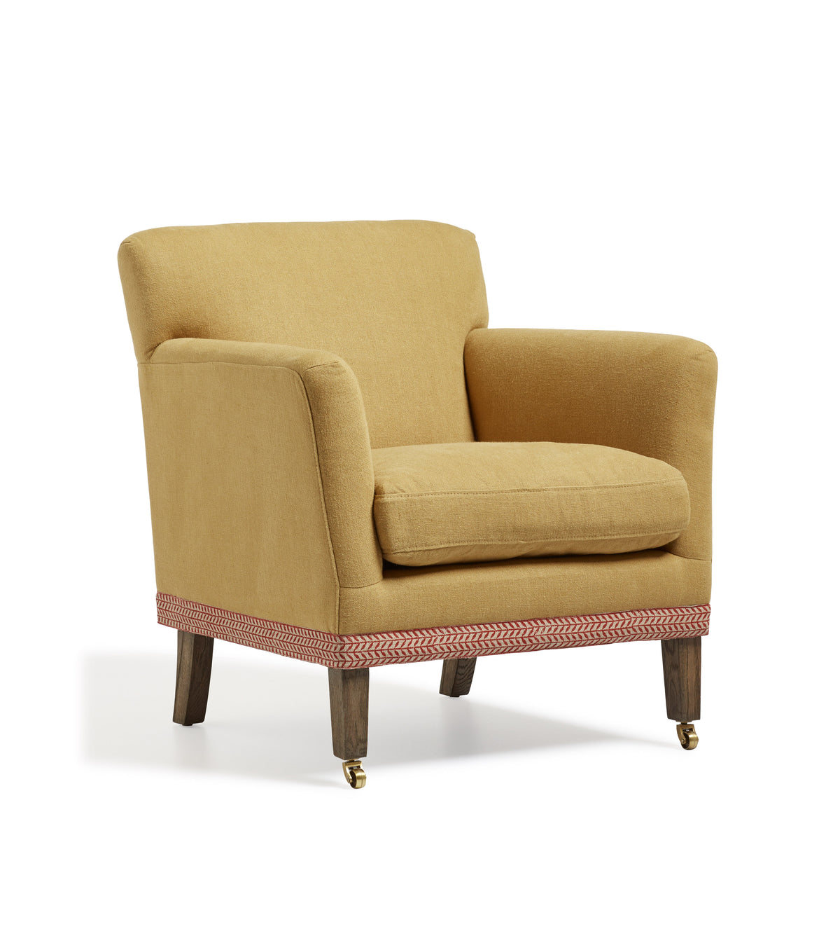 Ellary Linen Armchair - Dijon