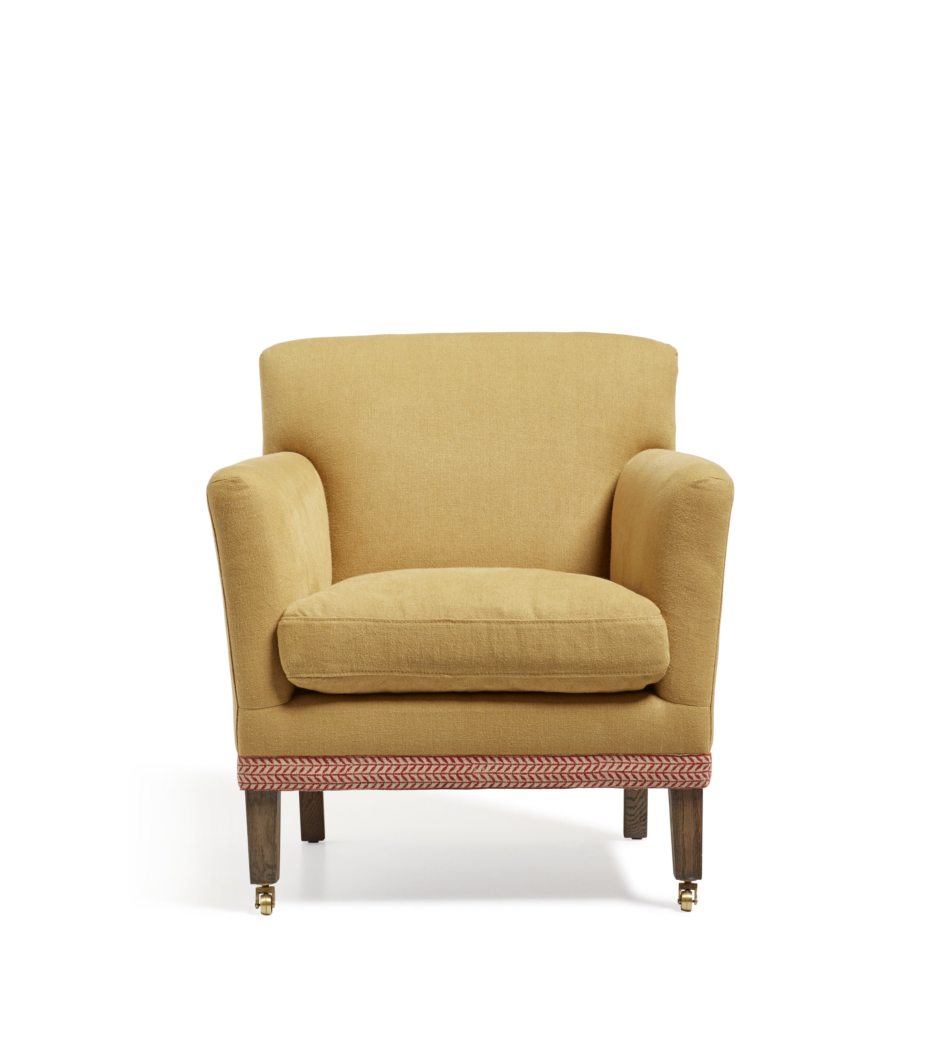 Ellary Linen Armchair - Dijon