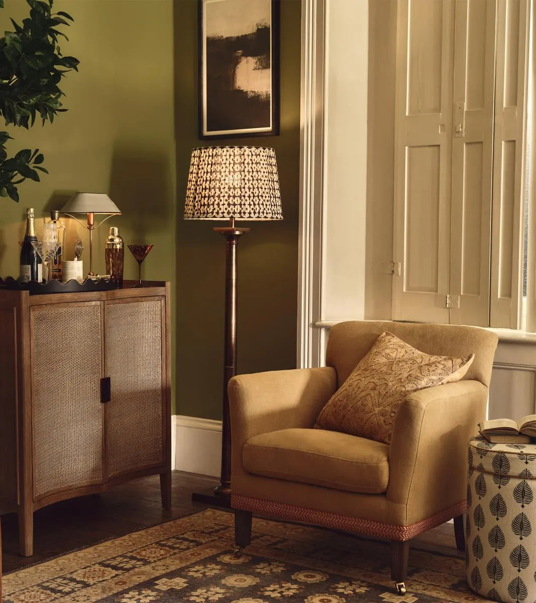 Ellary Linen Armchair - Dijon