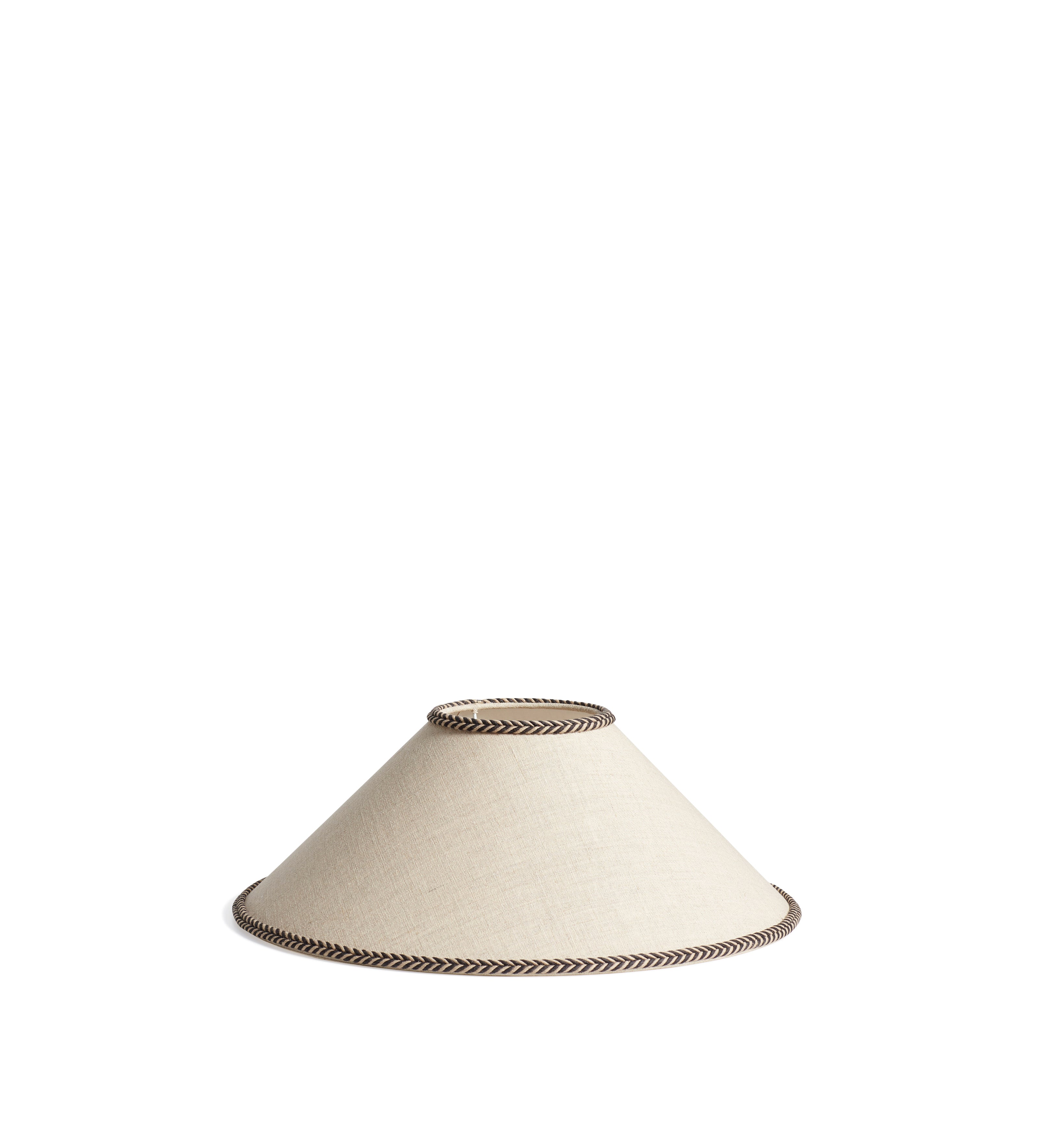 Elowen Coolie Lampshade 40cm - Natural/Black