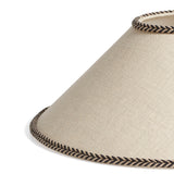 Elowen Coolie Lampshade 40cm - Natural/Black