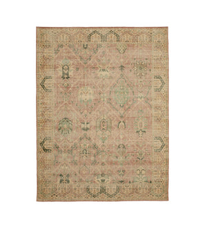 Elsdon Rug 244x305cm - Washed Rose Pink | OKA