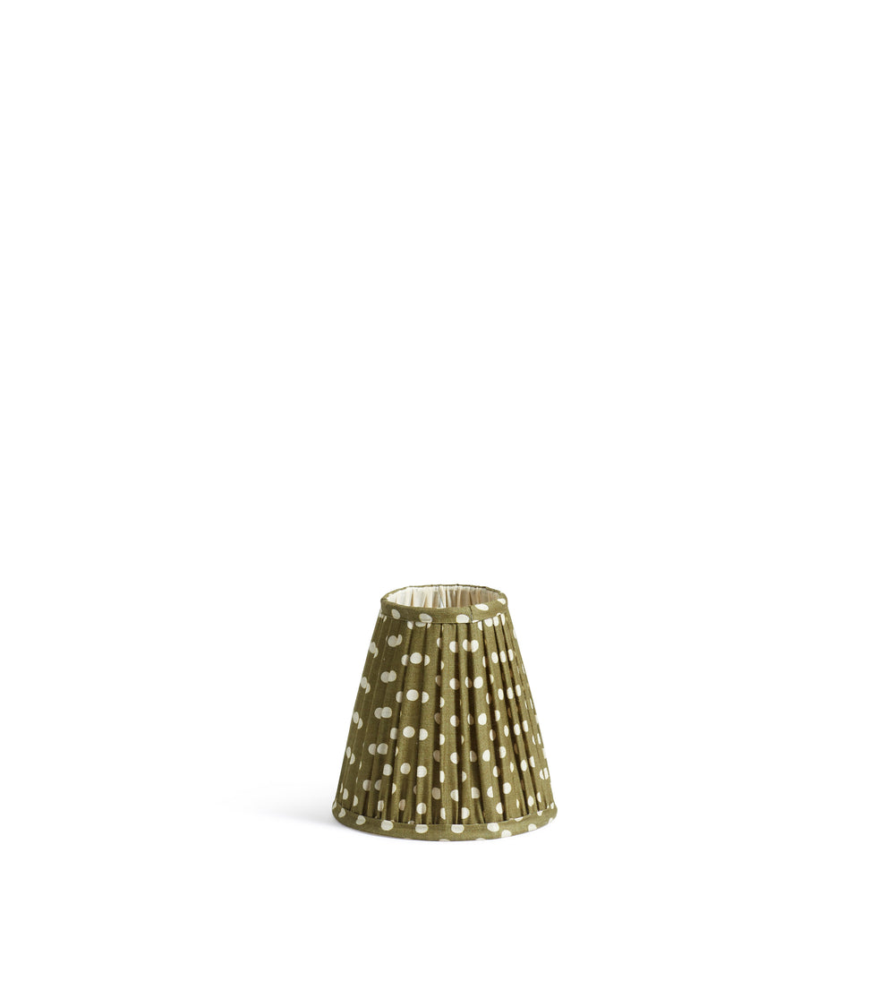 Emily Silk Cone Lampshade 17cm - Green