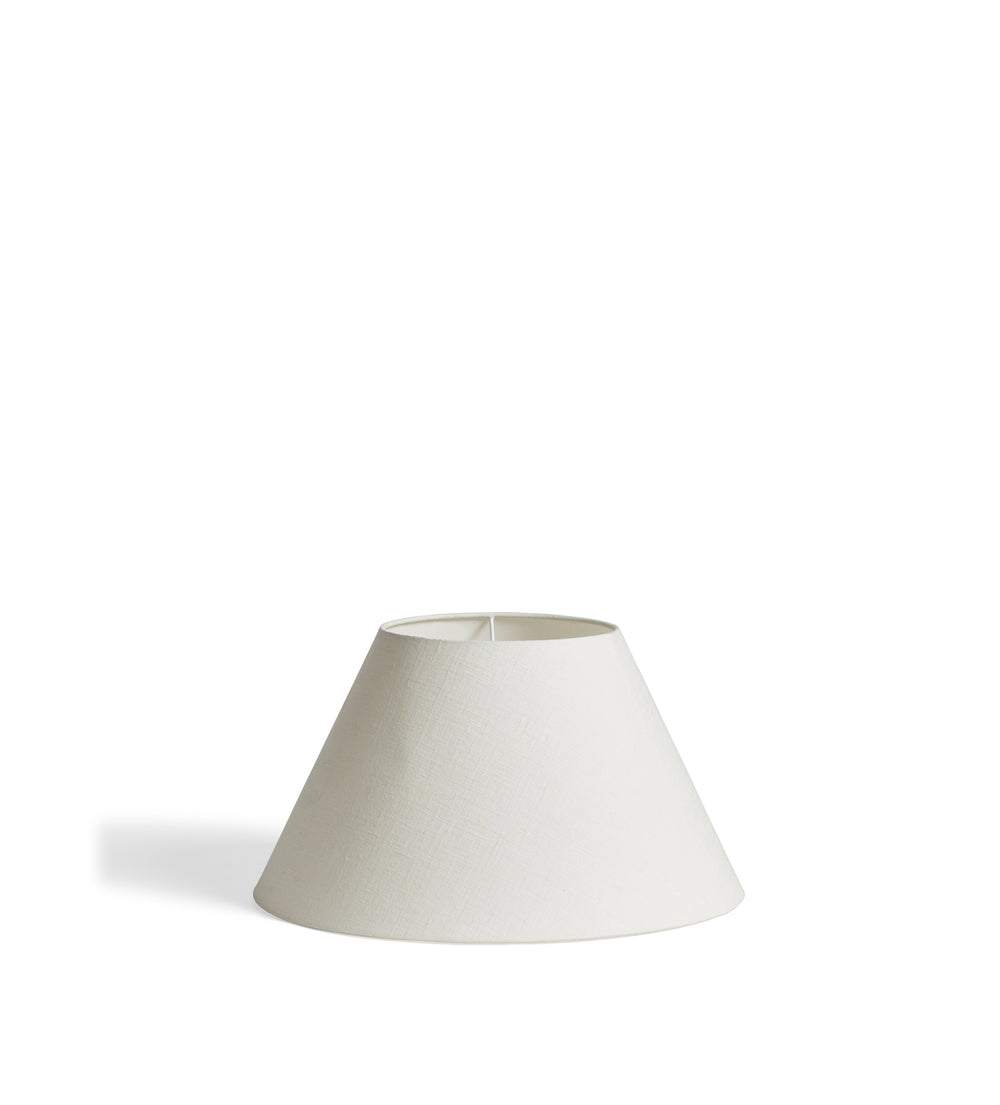 Empire Linen Lampshade 36cm - Off-White