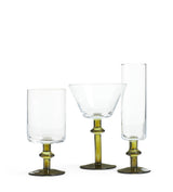 Evander Champagne Flutes Pair - Spruce