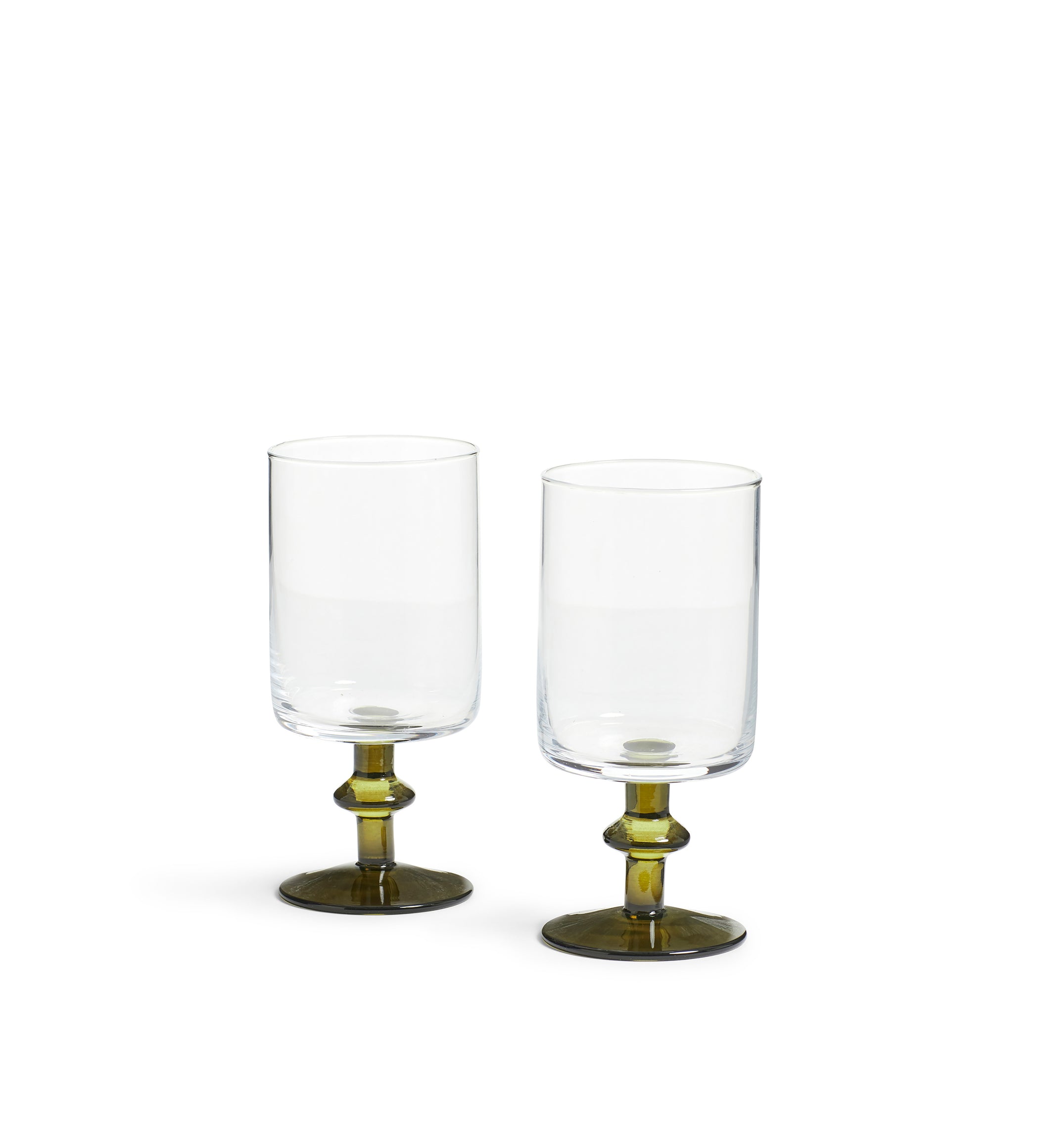 Evander Wine Glasses Pair - Spruce
