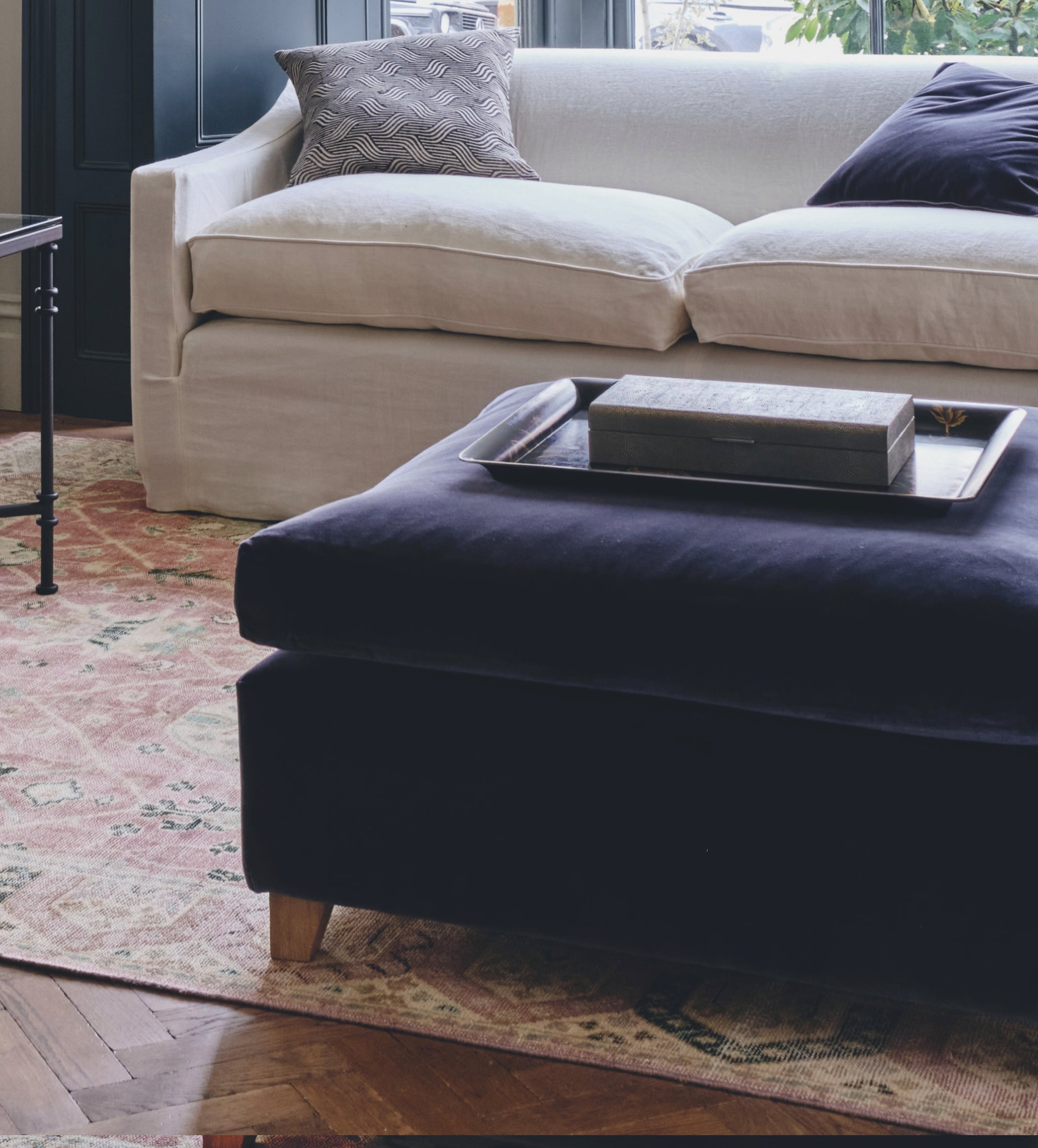 Fanshawe Footstool Range - Fixed Cover - Made-to-Order