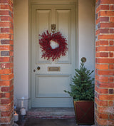 Faux Berry Wreath - Red Garnet
