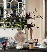 Faux Burgundy Lily Stem - Dark Purple