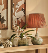 Faux Cymbidium Orchids with Vase - Cream