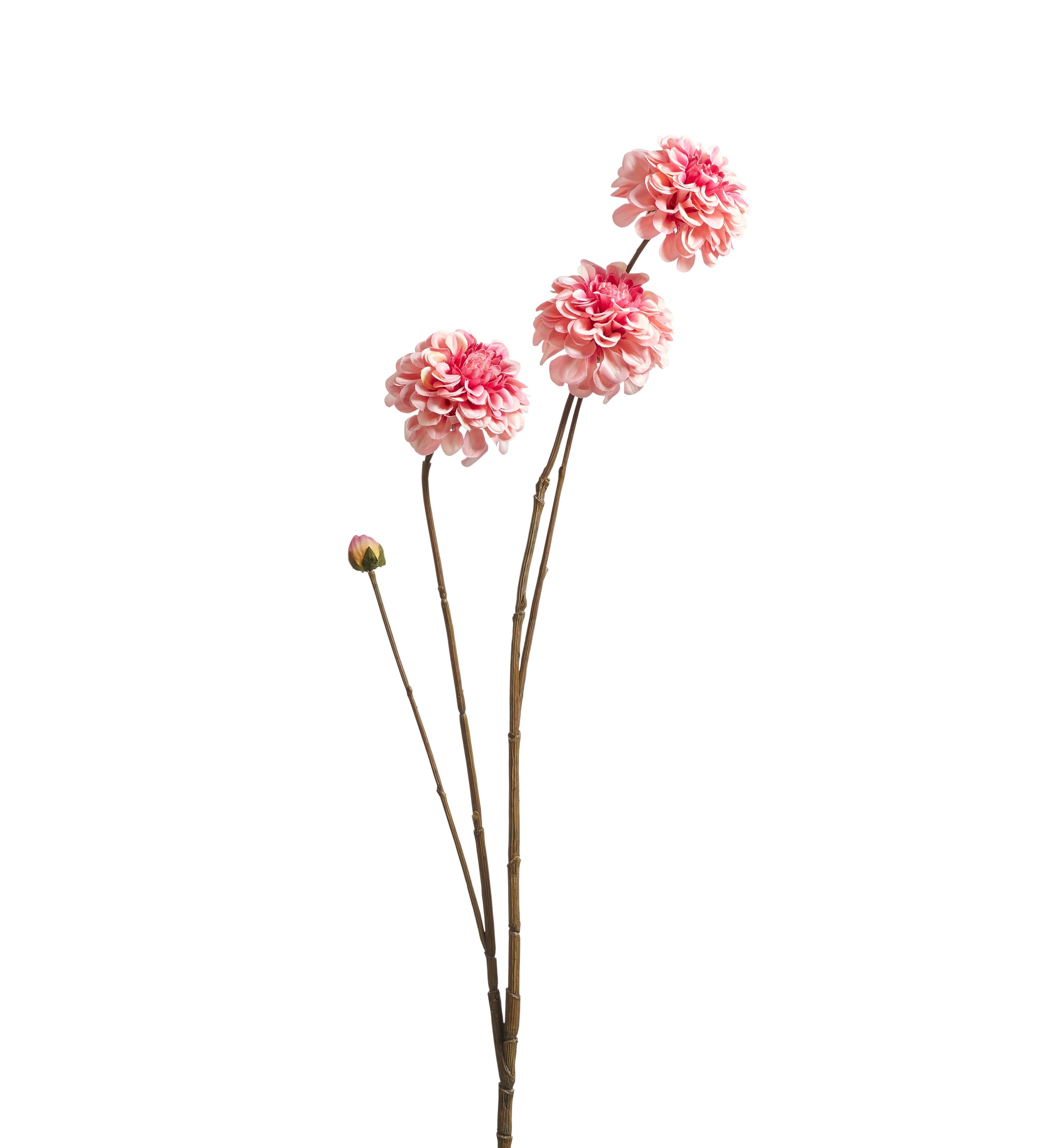 Faux Dahlia Stem - Pink
