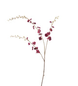 Faux Dancing Lady Orchid Stem - Deep Purple