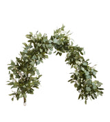 Faux Eucalyptus Garland - Pale Green
