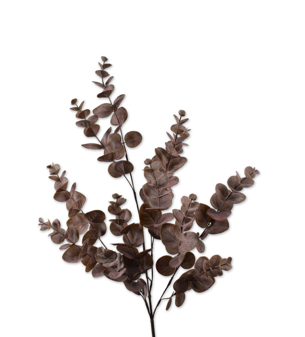 Faux Eucalyptus Stem - Brown