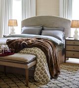 Faux Fur Throw - Grizzly Bear