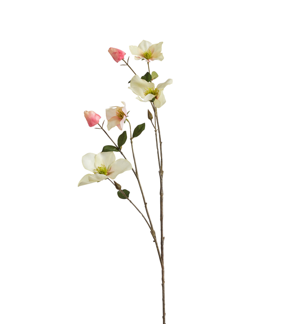 Faux Hellebore Stem - Pale Pink