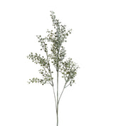 Faux Maidenhair Fern Stem - Green/White