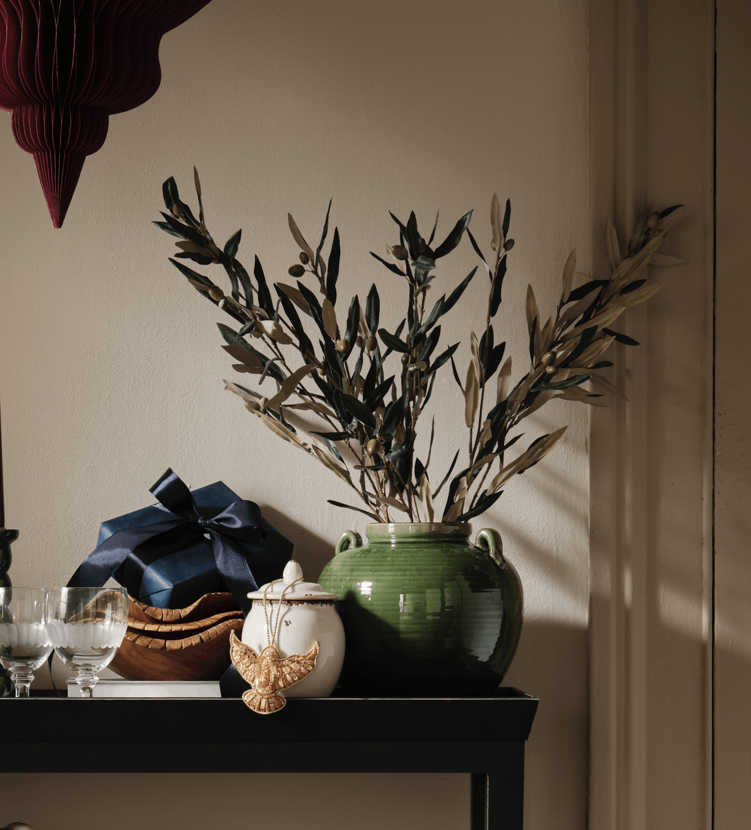 Faux Planted Phalaenopsis Gigantea Orchid - Large - Purple