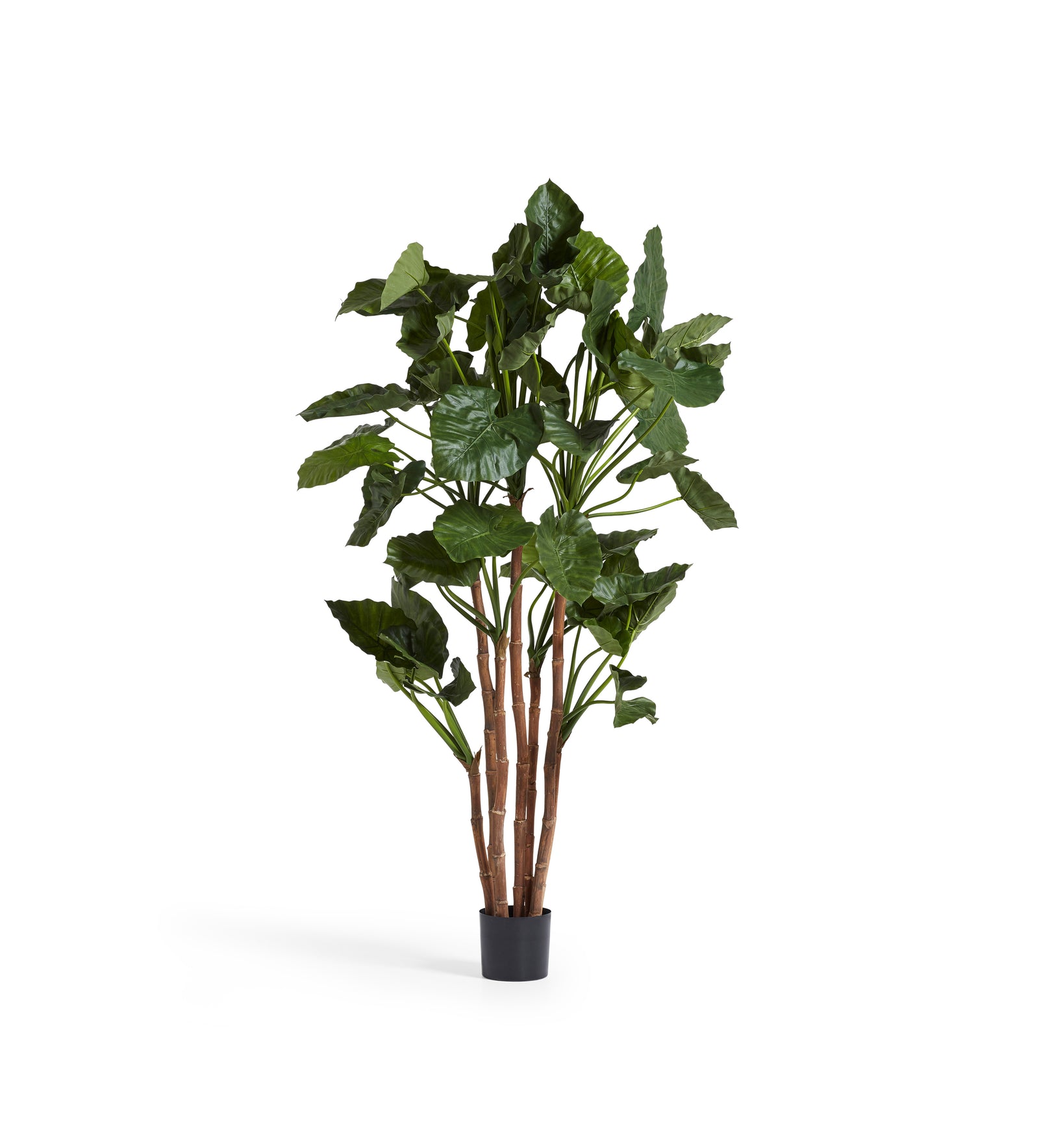 Faux Potted Alocasia - Green
