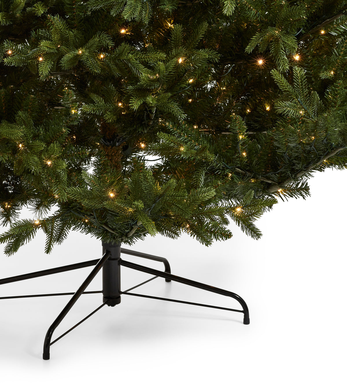Faux Pre-Lit Christmas Tree - 8ft - Green