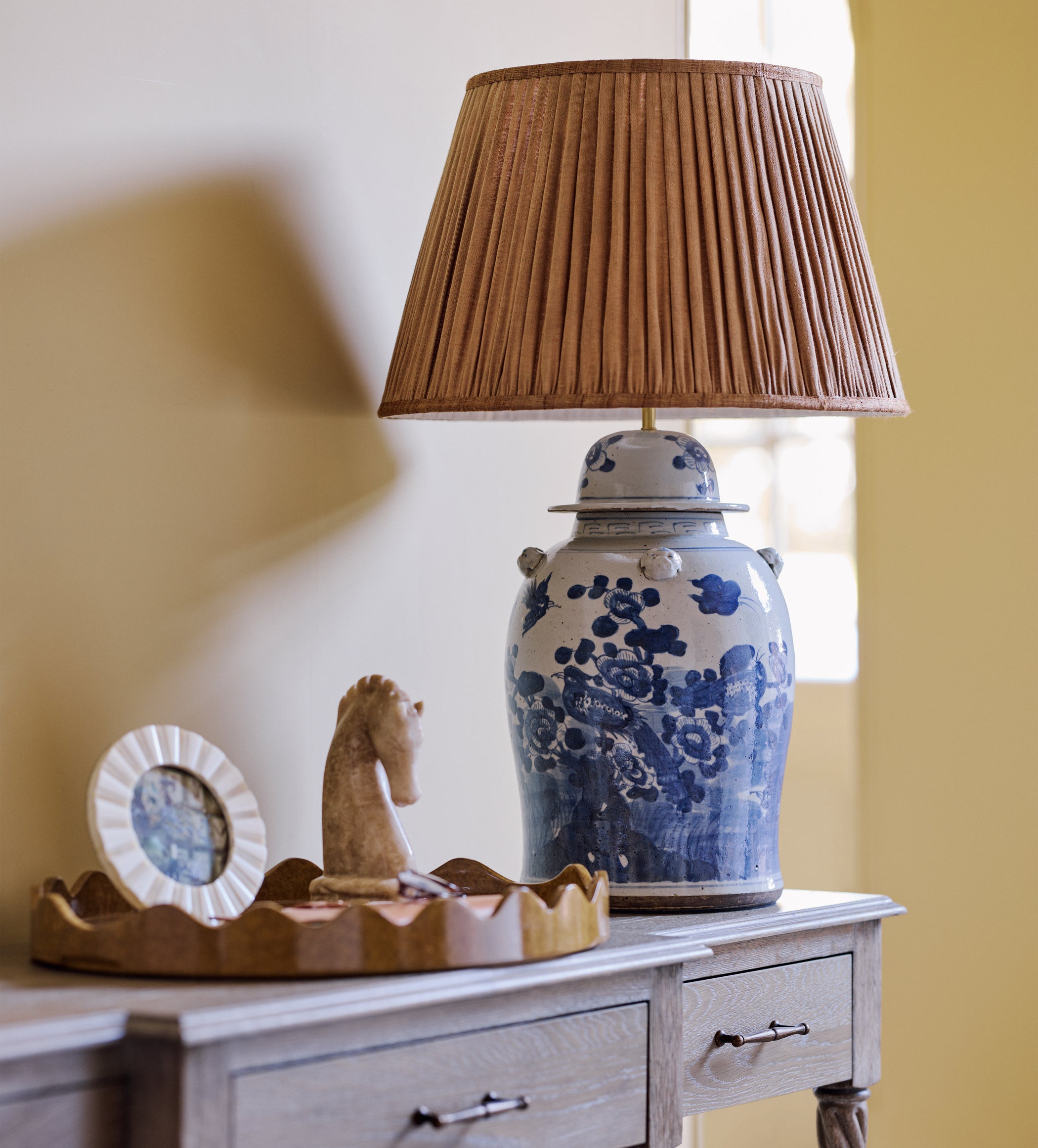 Fenghuang Table Lamp Base - Blue