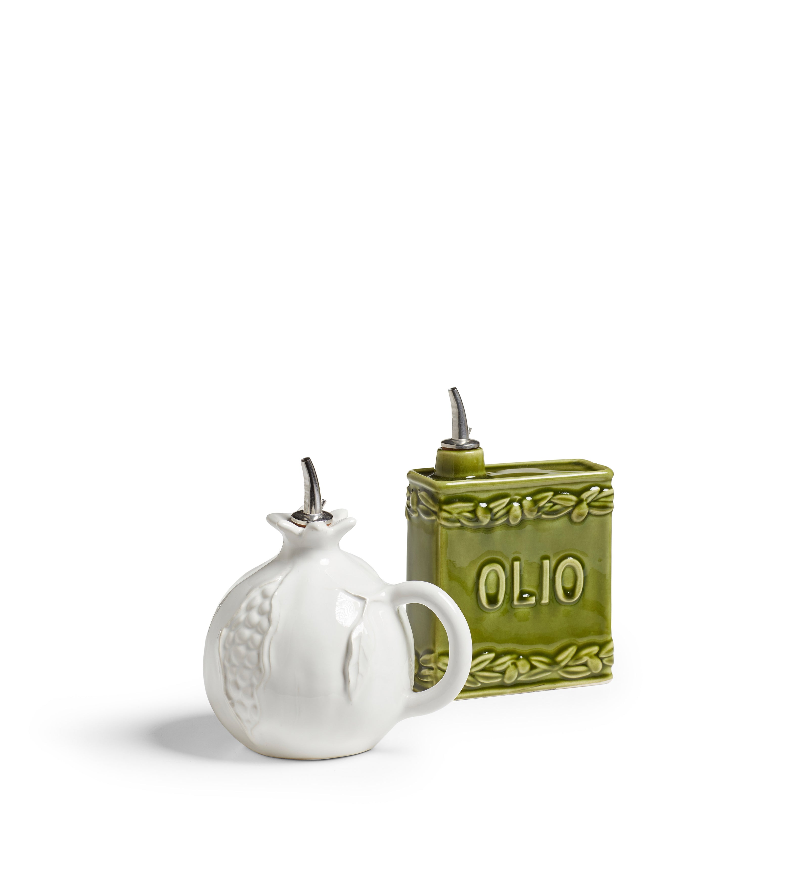 Fenoglio Olive Oil Cruet - White