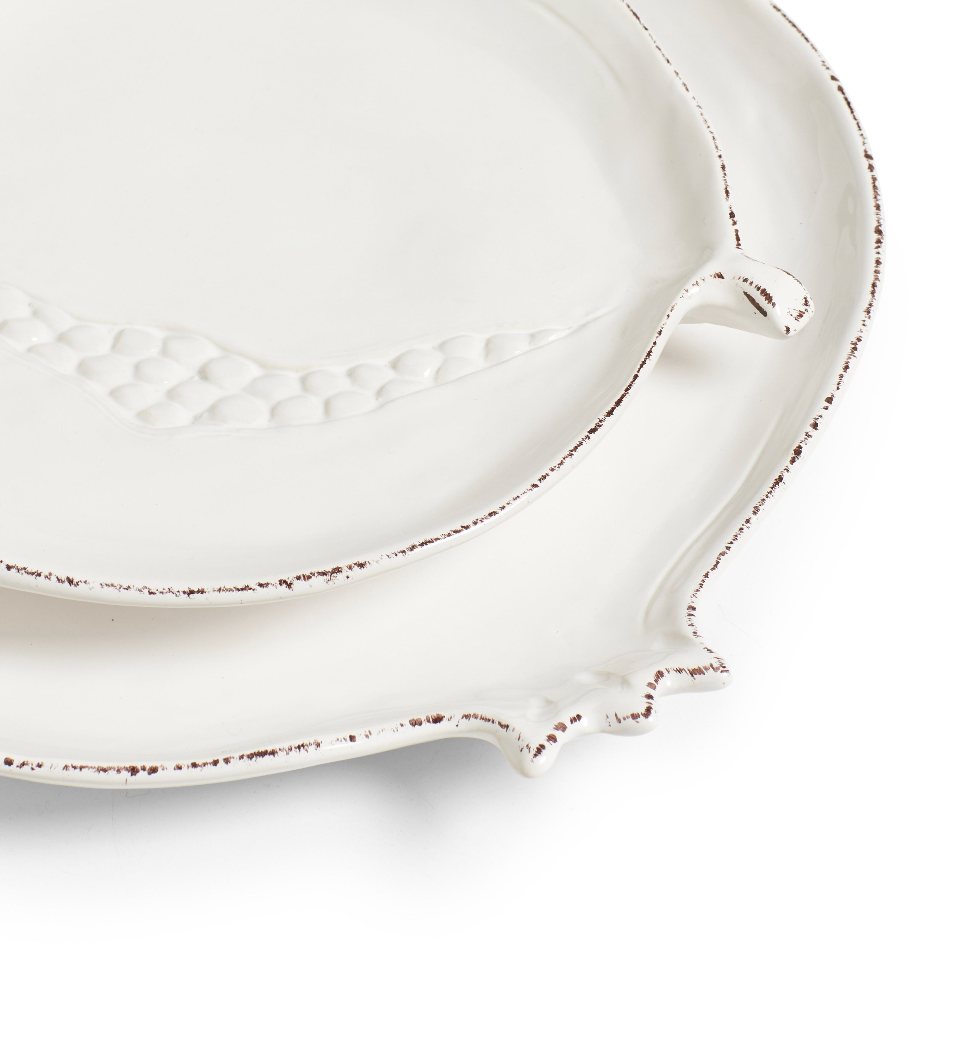 Fenoglio Side Plates - Set of Four - White