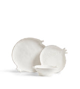 Fenoglio Side Plates - Set of Four - White