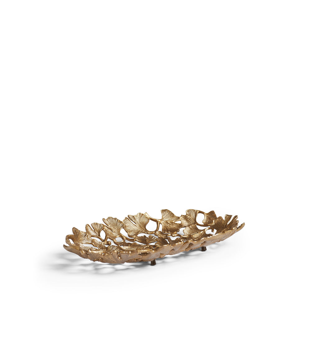 Feuille Dish - Antique Brass