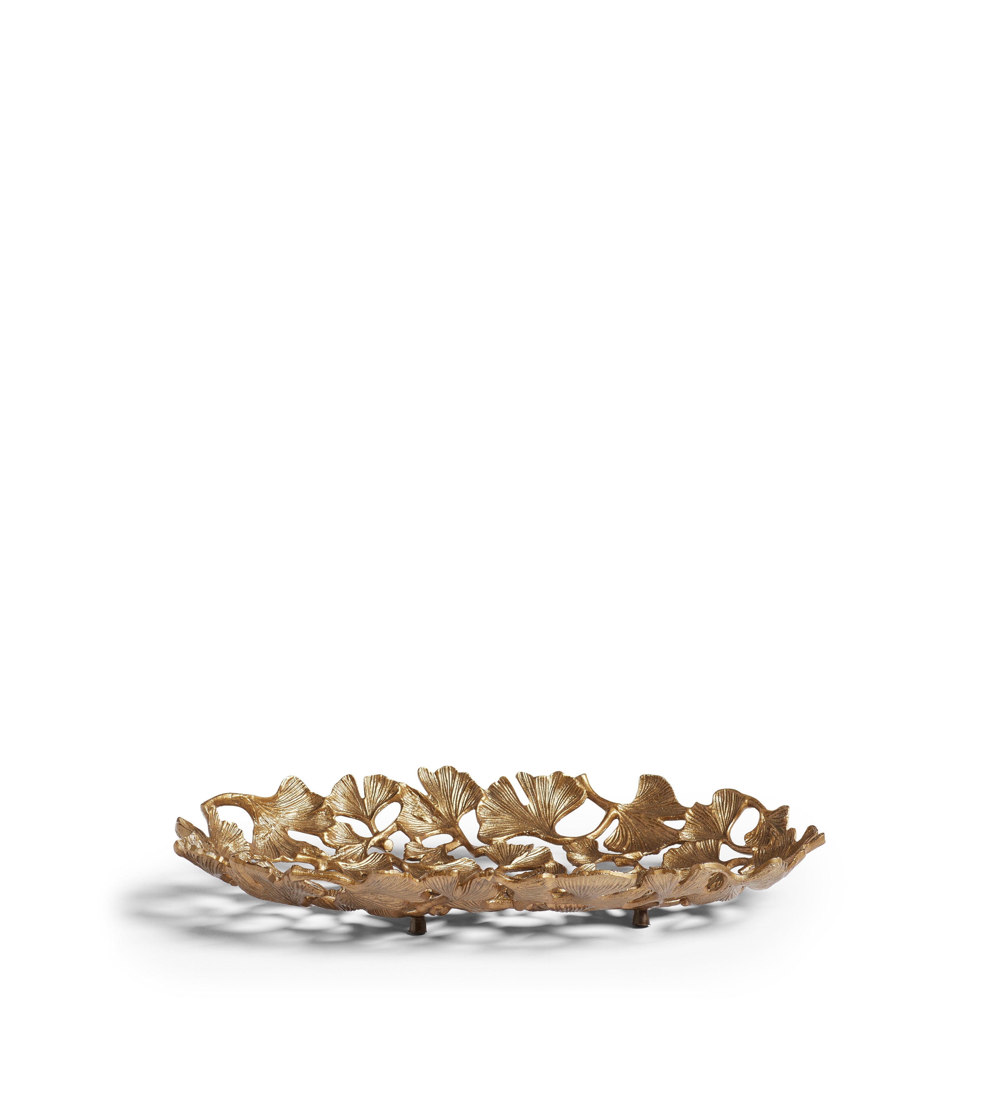 Feuille Dish - Antique Brass