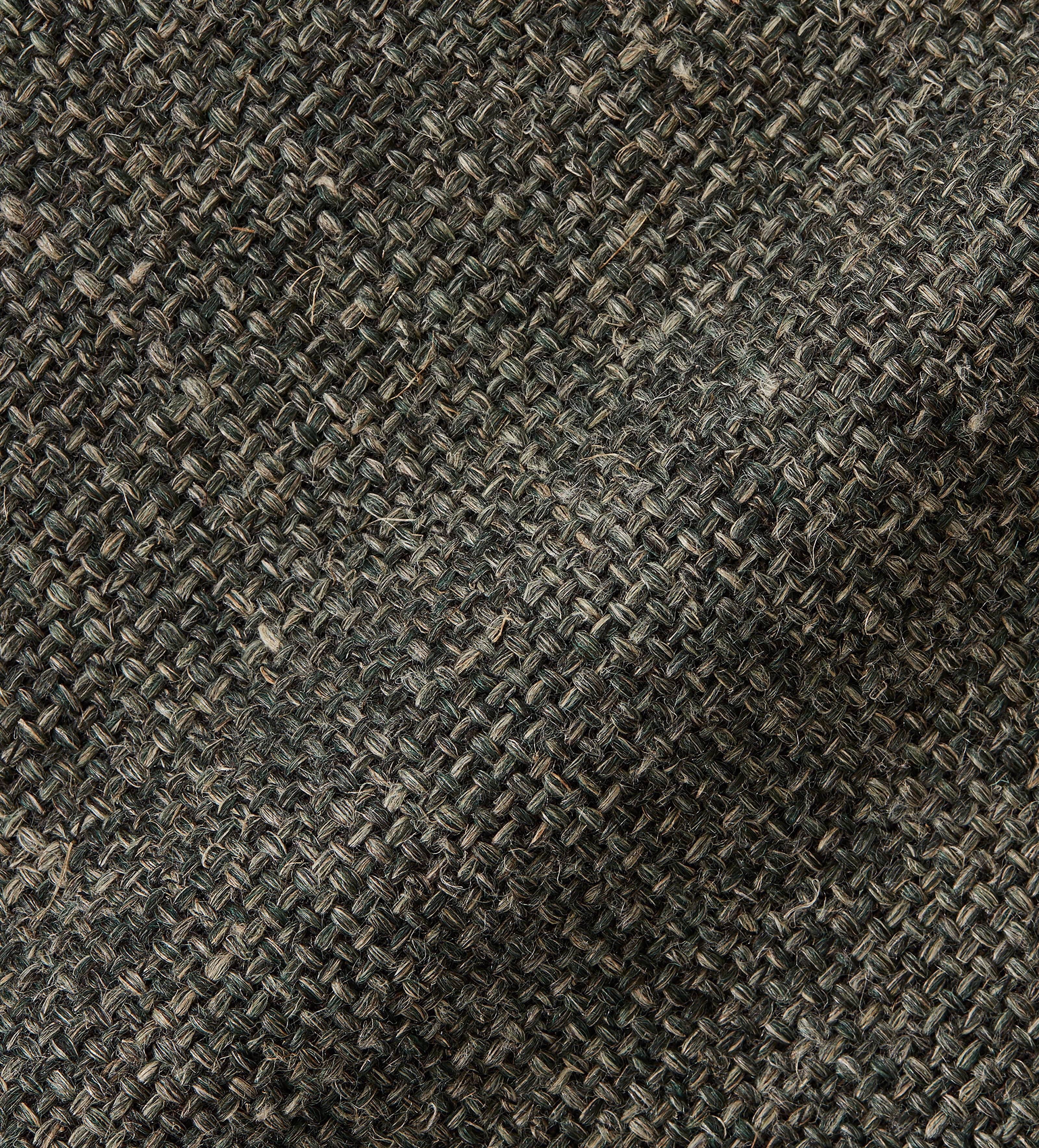 Fine Basket Weave Linen Fabric Swatch - Ivy