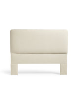 Upholstered and Padded Headboard - King Size - Natural
