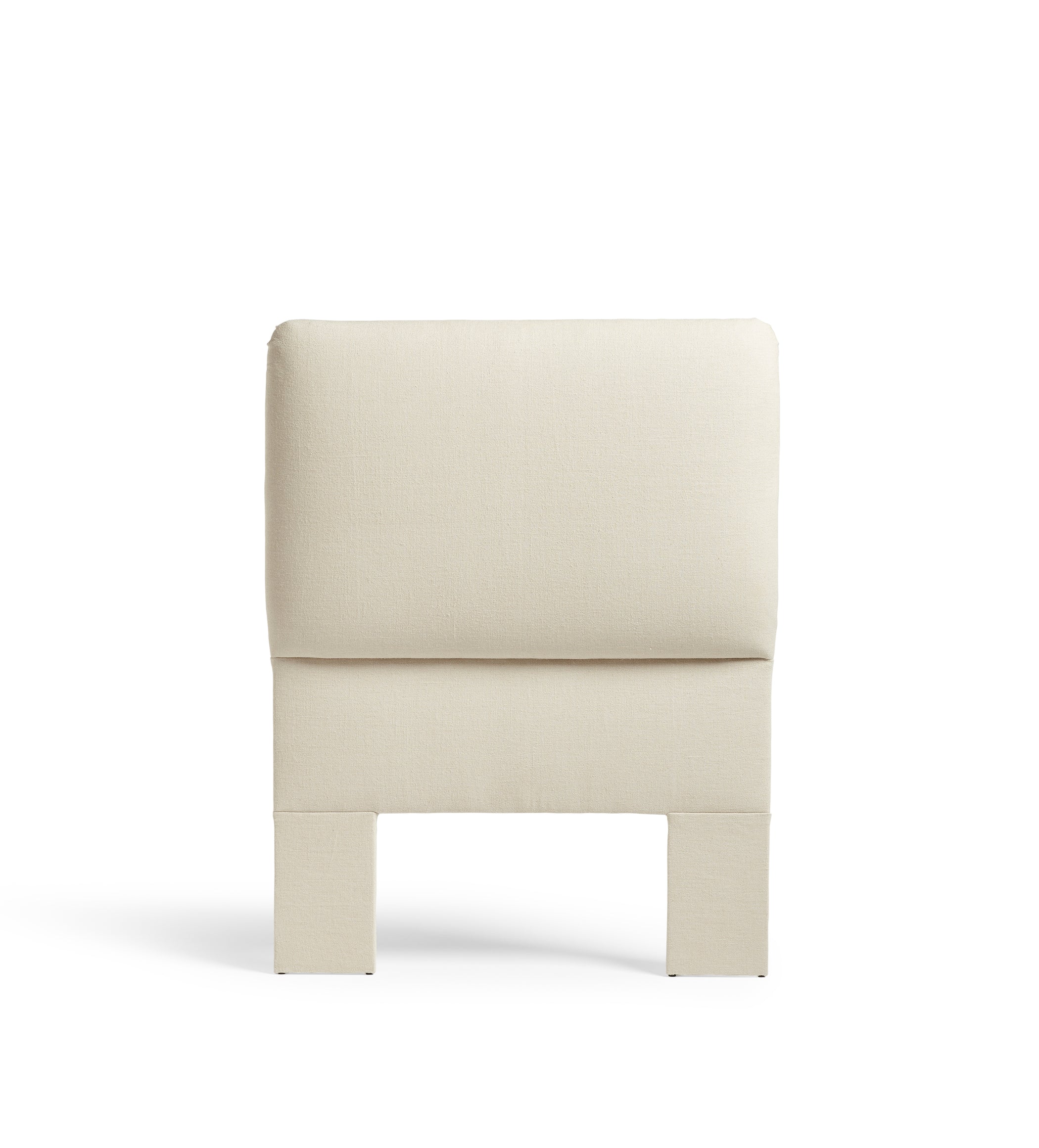 Upholstered and Padded Headboard - Single - Natural