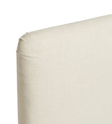 Upholstered and Padded Headboard - Single - Natural