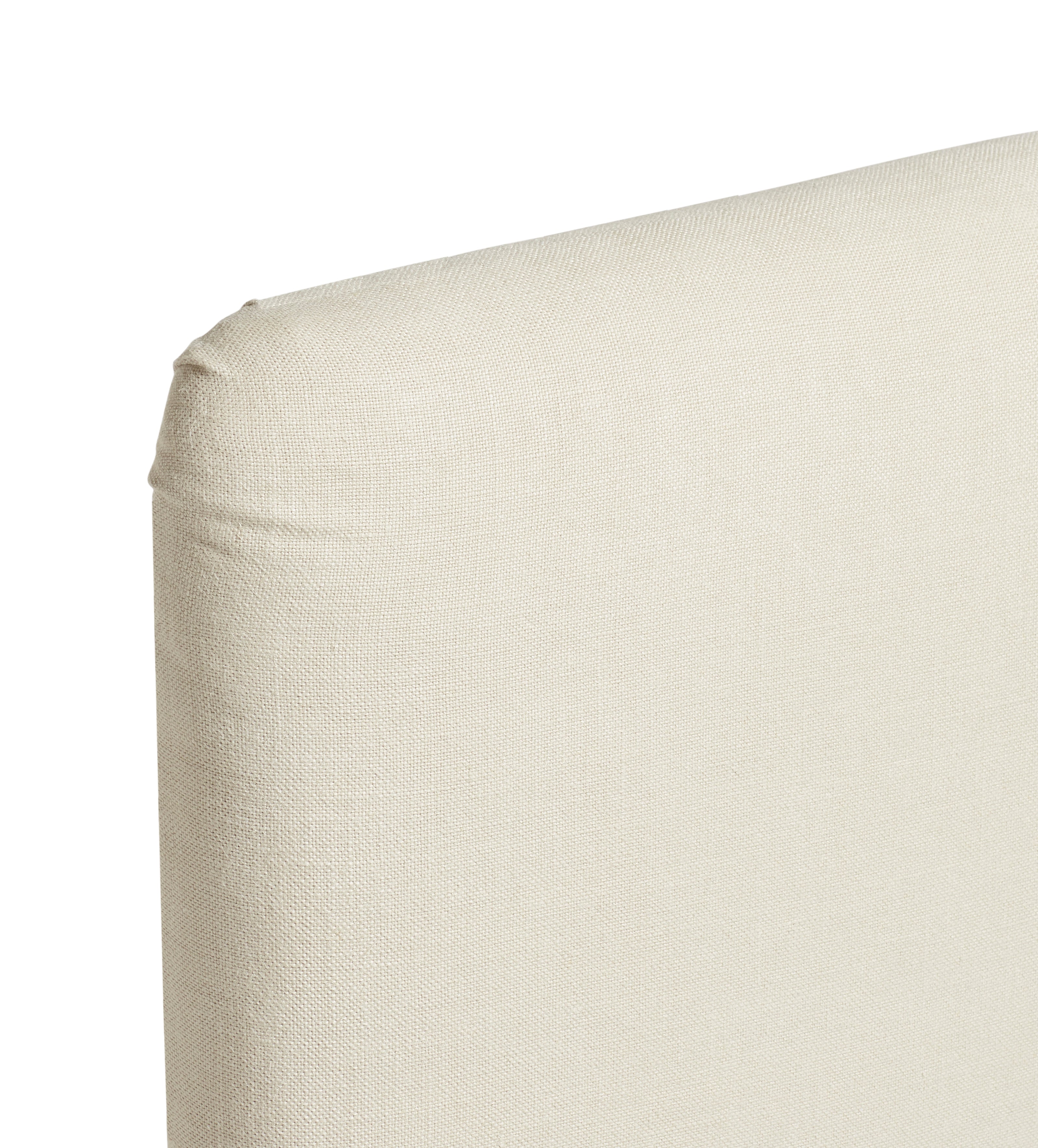 Upholstered and Padded Headboard - Single - Natural