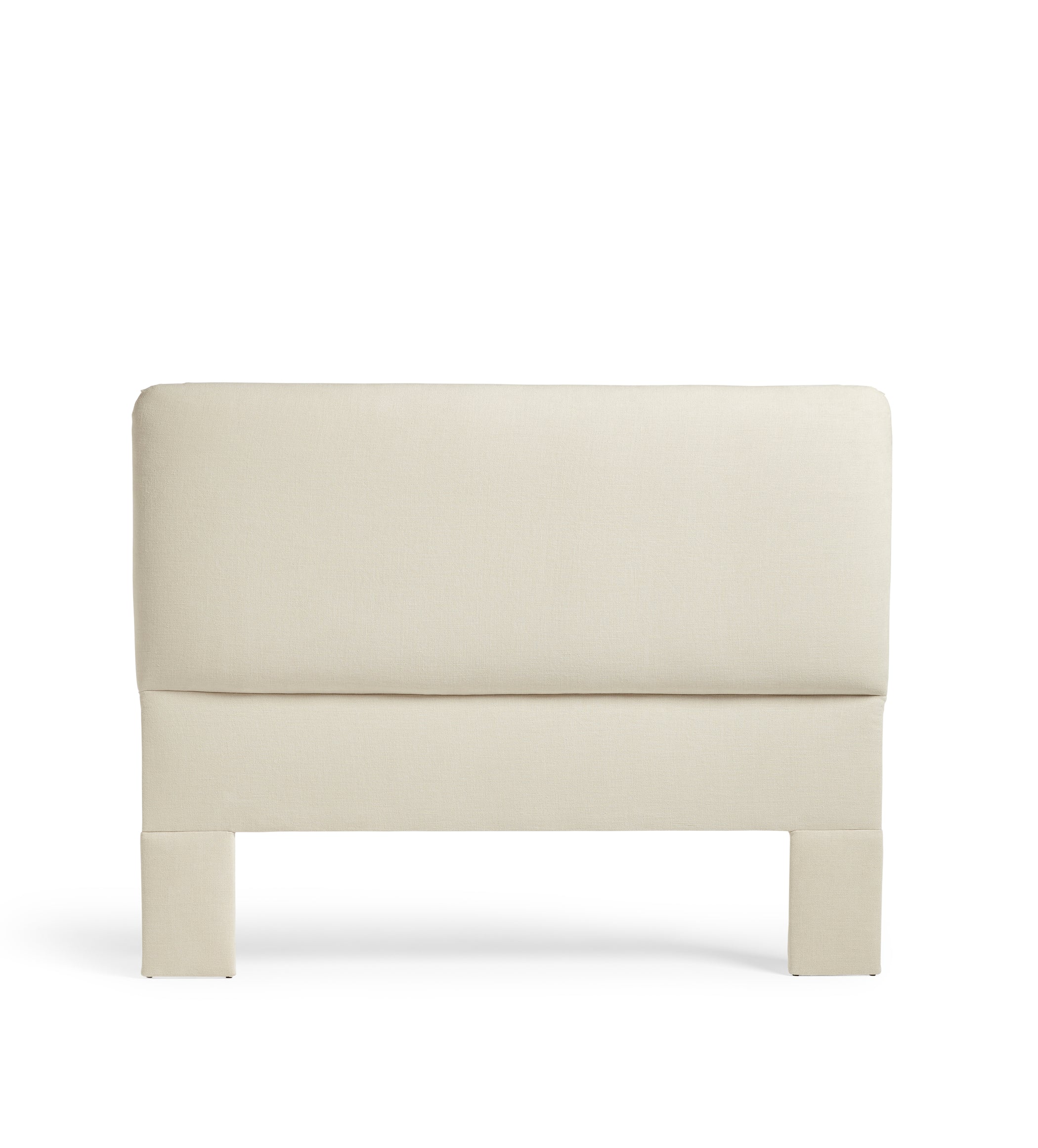 Upholstered and Padded Headboard - Super King - Natural