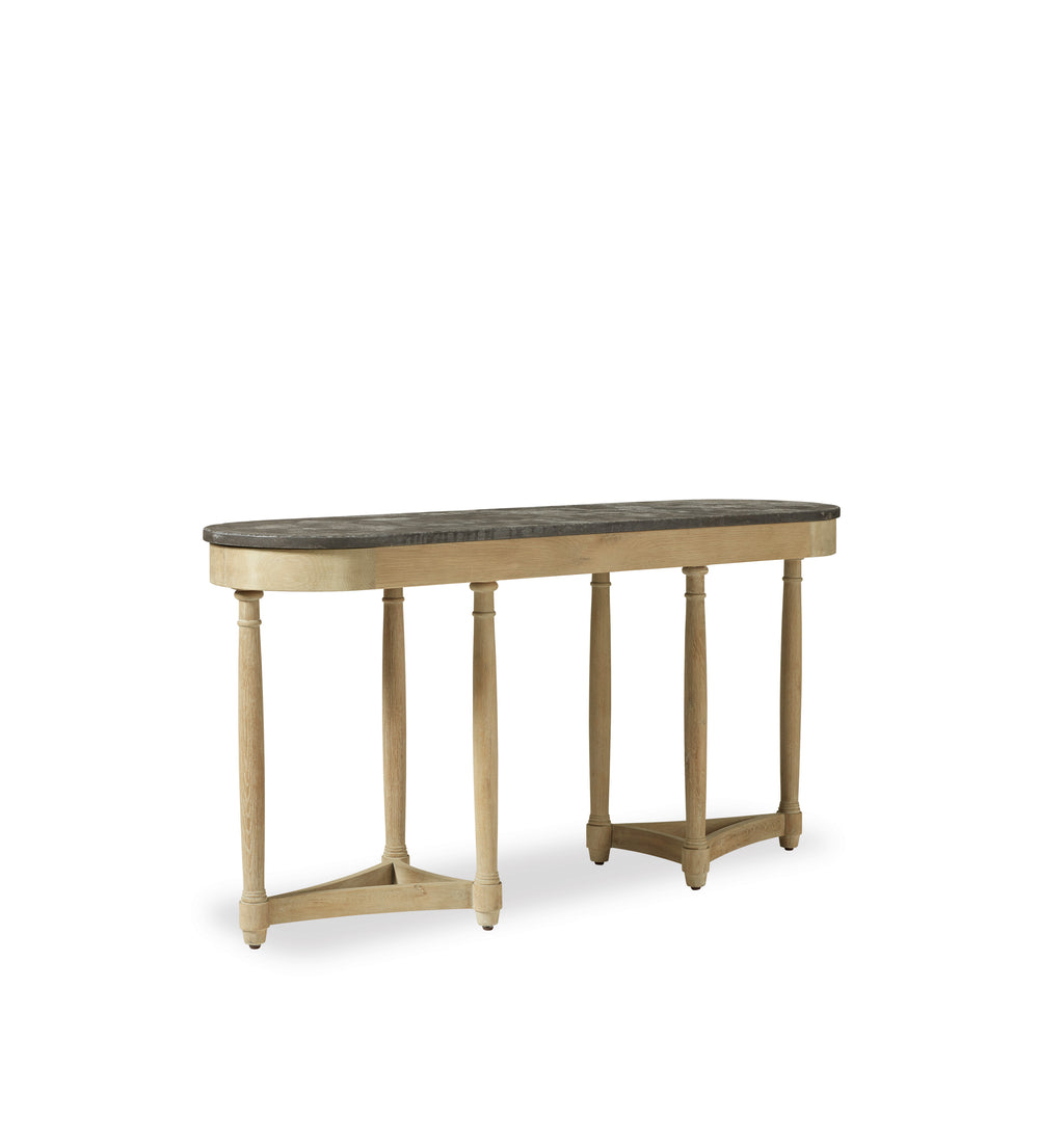 Flavian Console Table - Oak/Stone