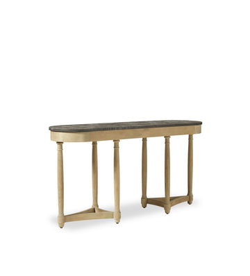 Flavian Console Table - Oak/Stone