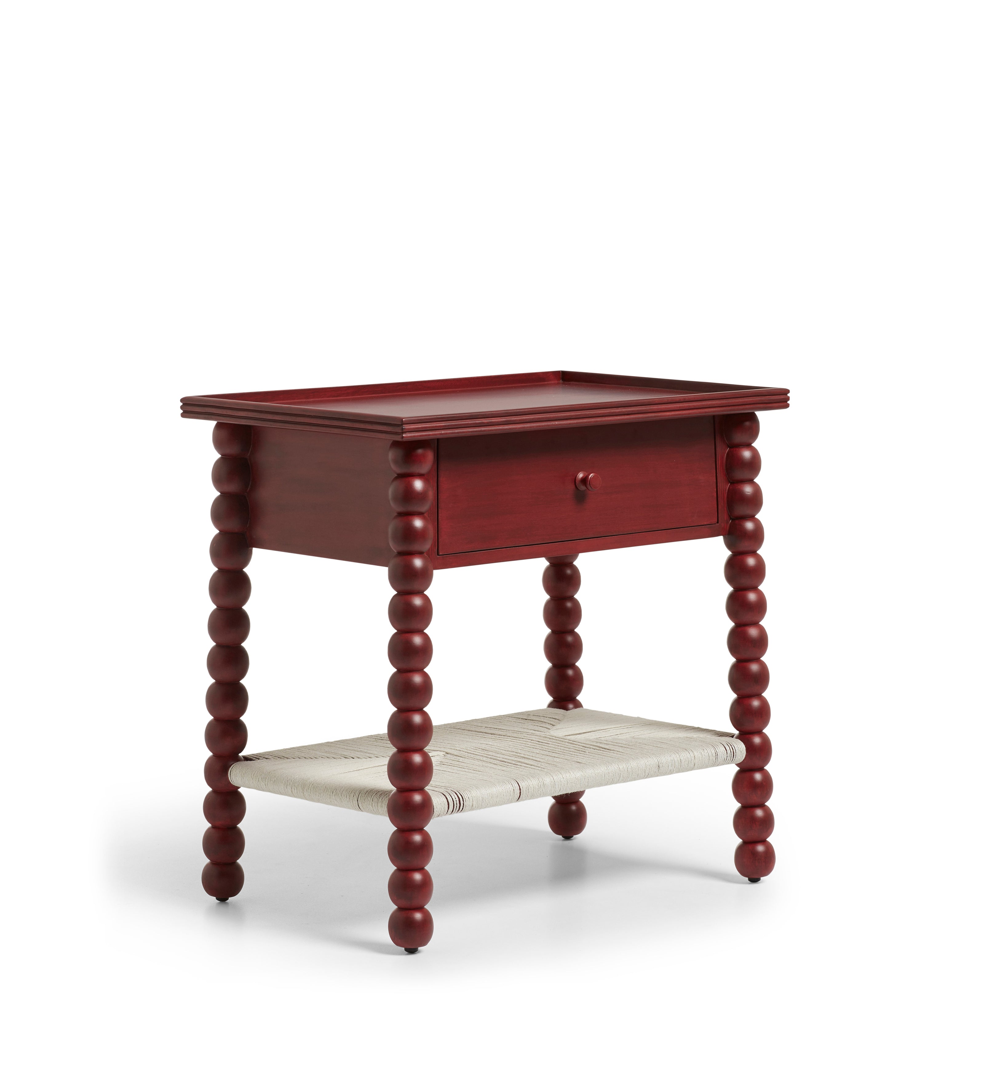 Flectus Side Table - Brushed Red