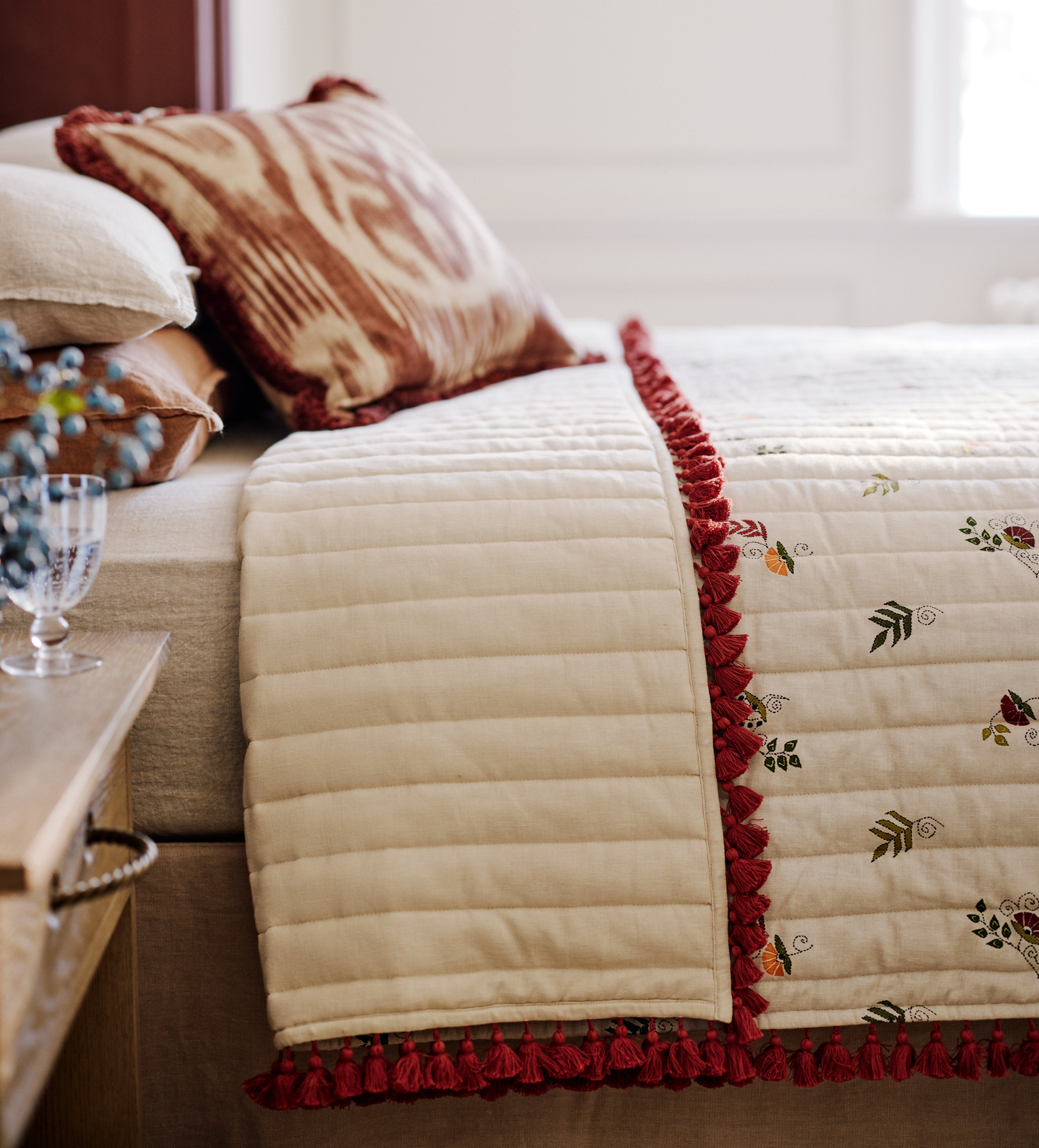 Floralis Quilt - Multi | OKA