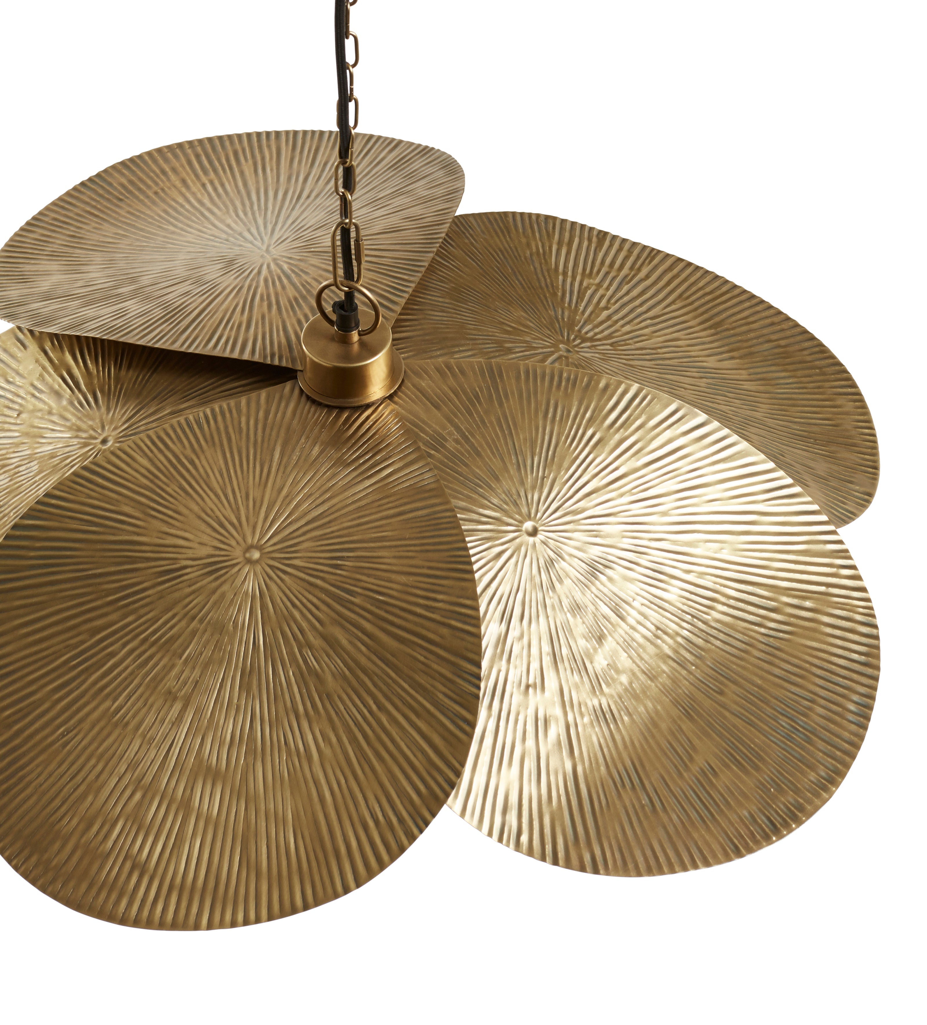 Florie Iron Pendant Light - Antique Brass