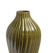 Flusso Large Twist Vase - Green