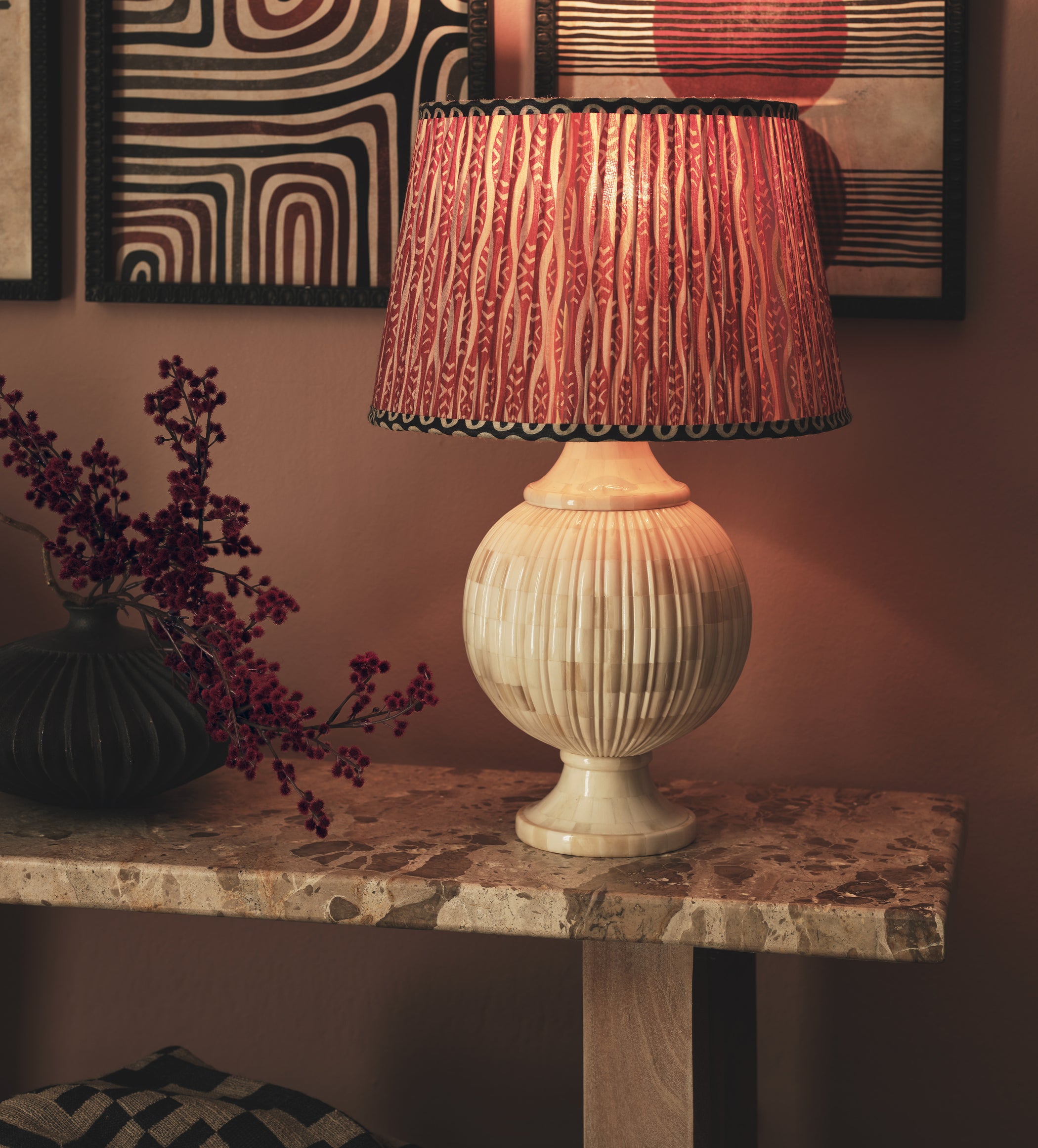 Fragranza Bone Table Lamp Base - Bone