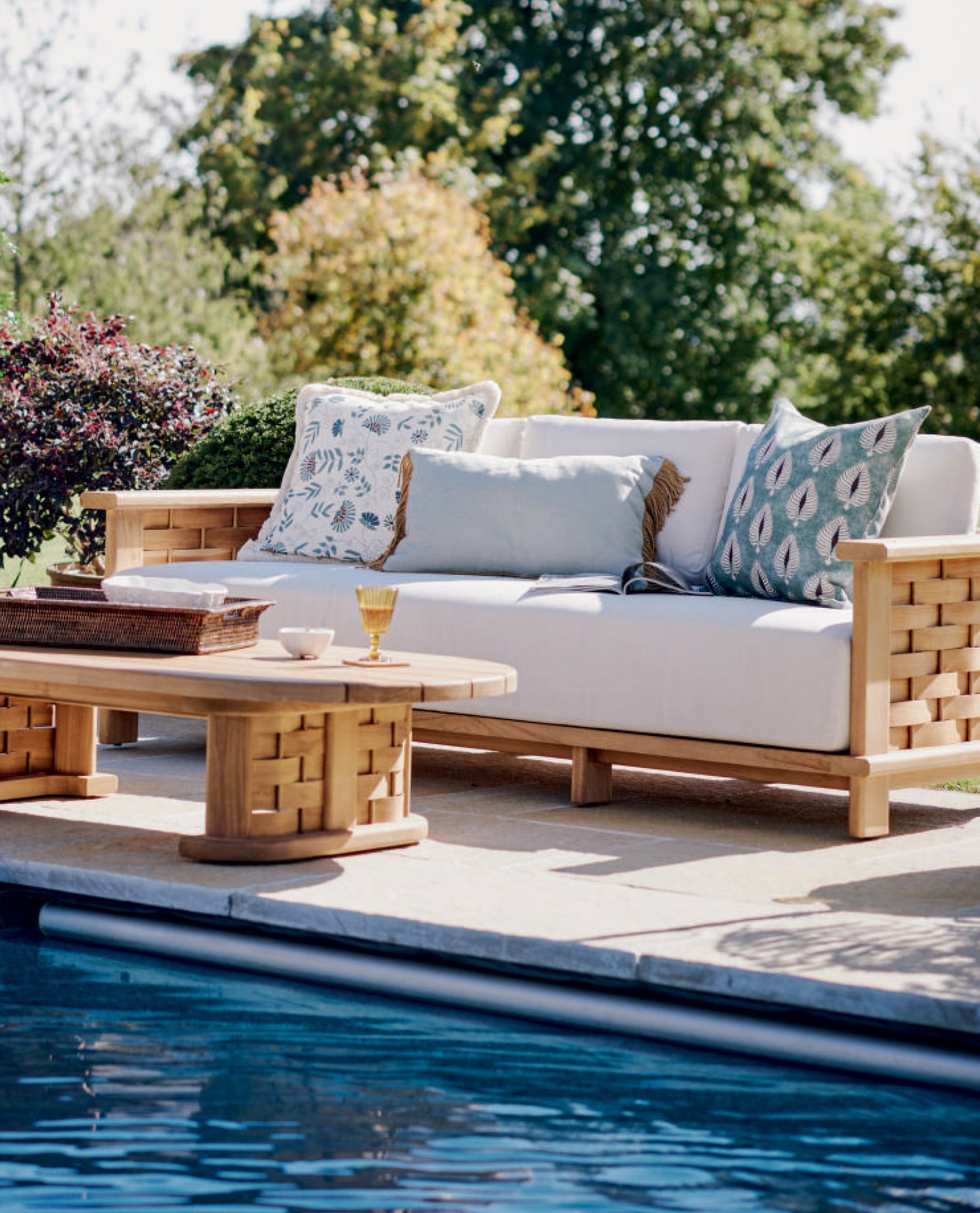Verdandi Garden Sofa - Natural Teak