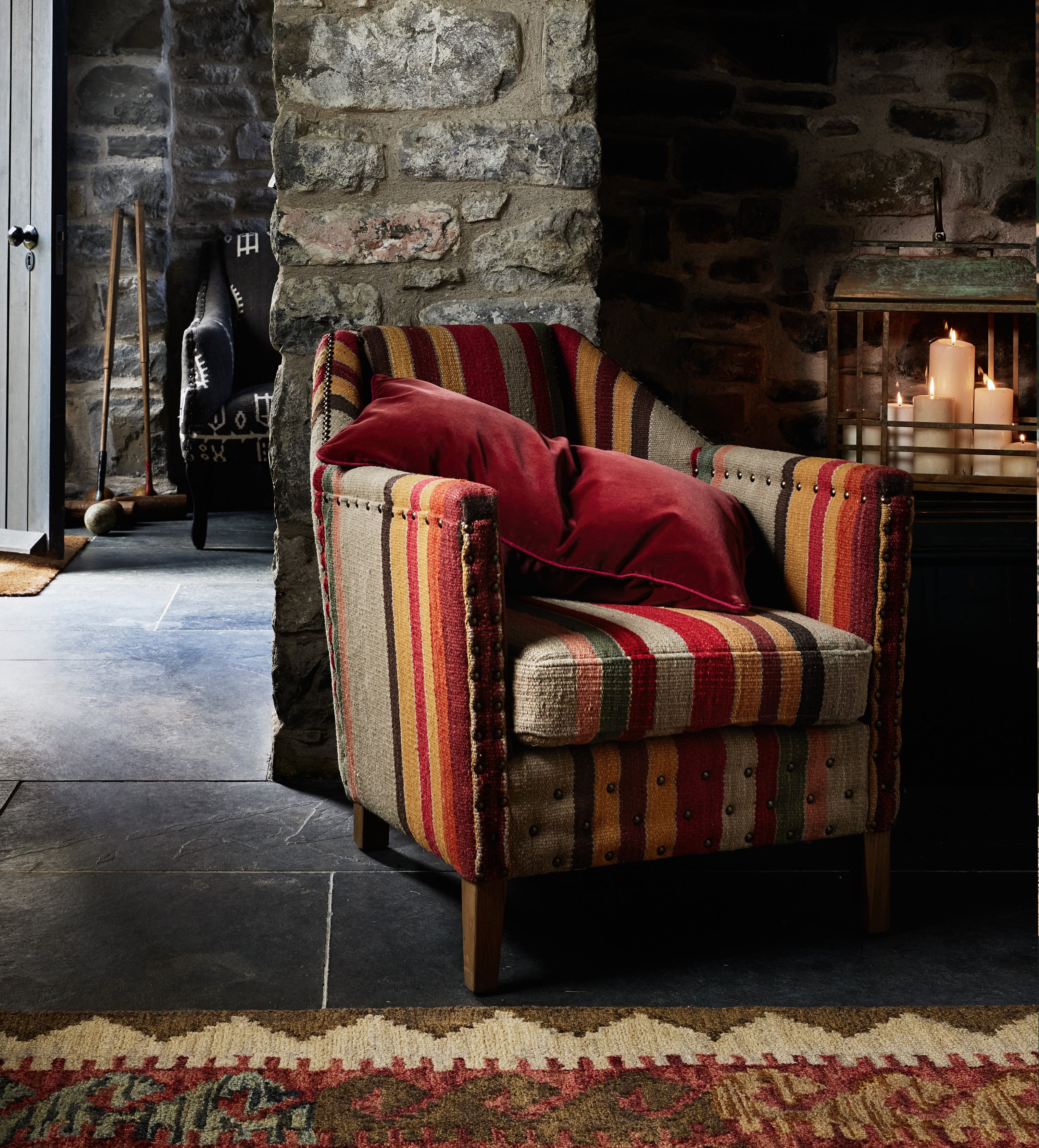 George Club Chair - Multi