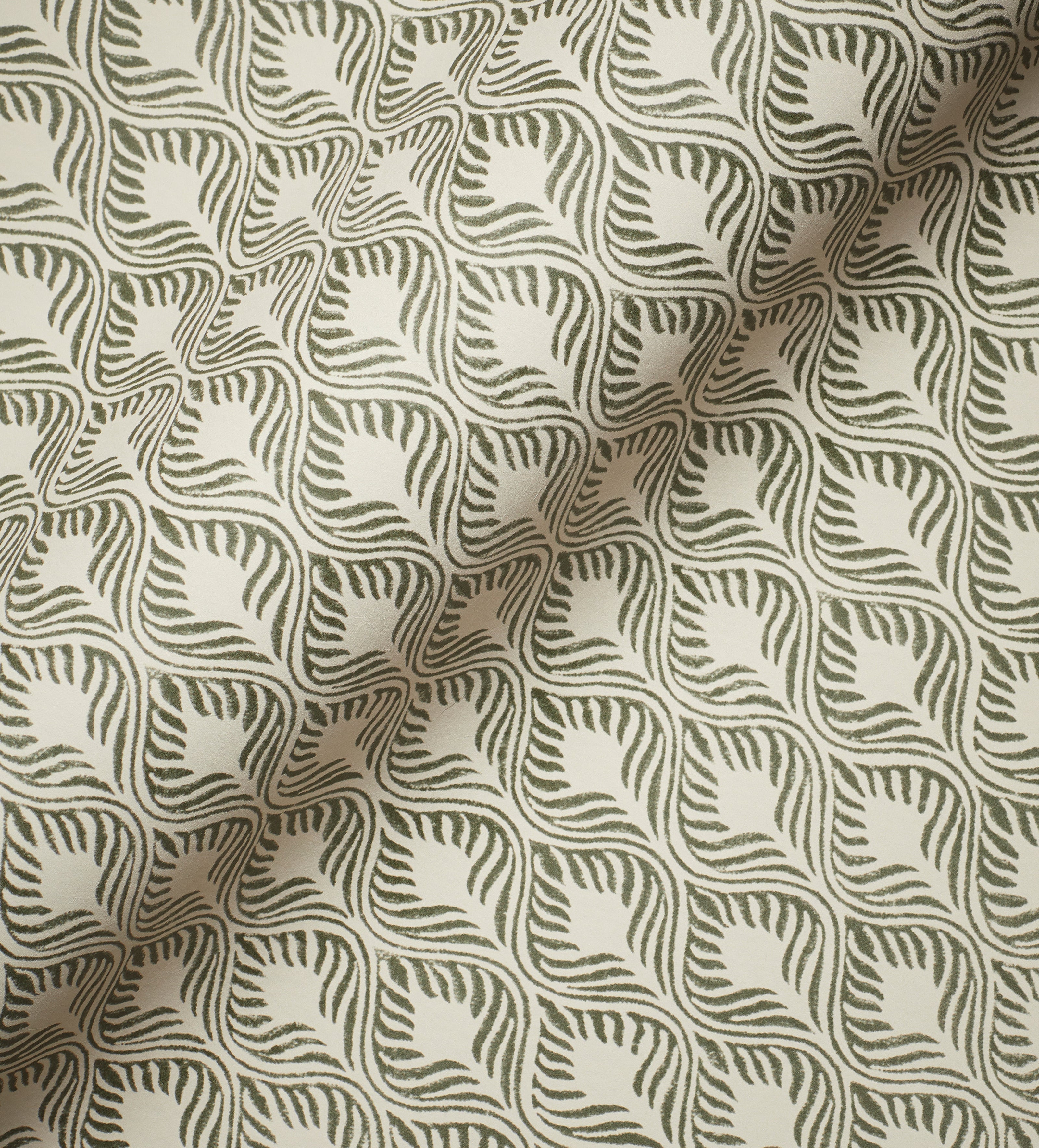Ghini Wallpaper - Dune Green